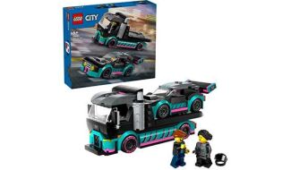 Lego City Vehicles Race Car Carrier Truck